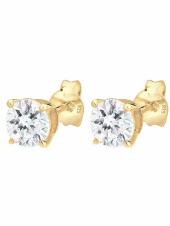 Elli Schmuck*Damen Ohrringe gold uni