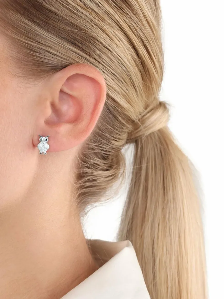 amor Schmuck*Damen Ohrstecker schwarz uni