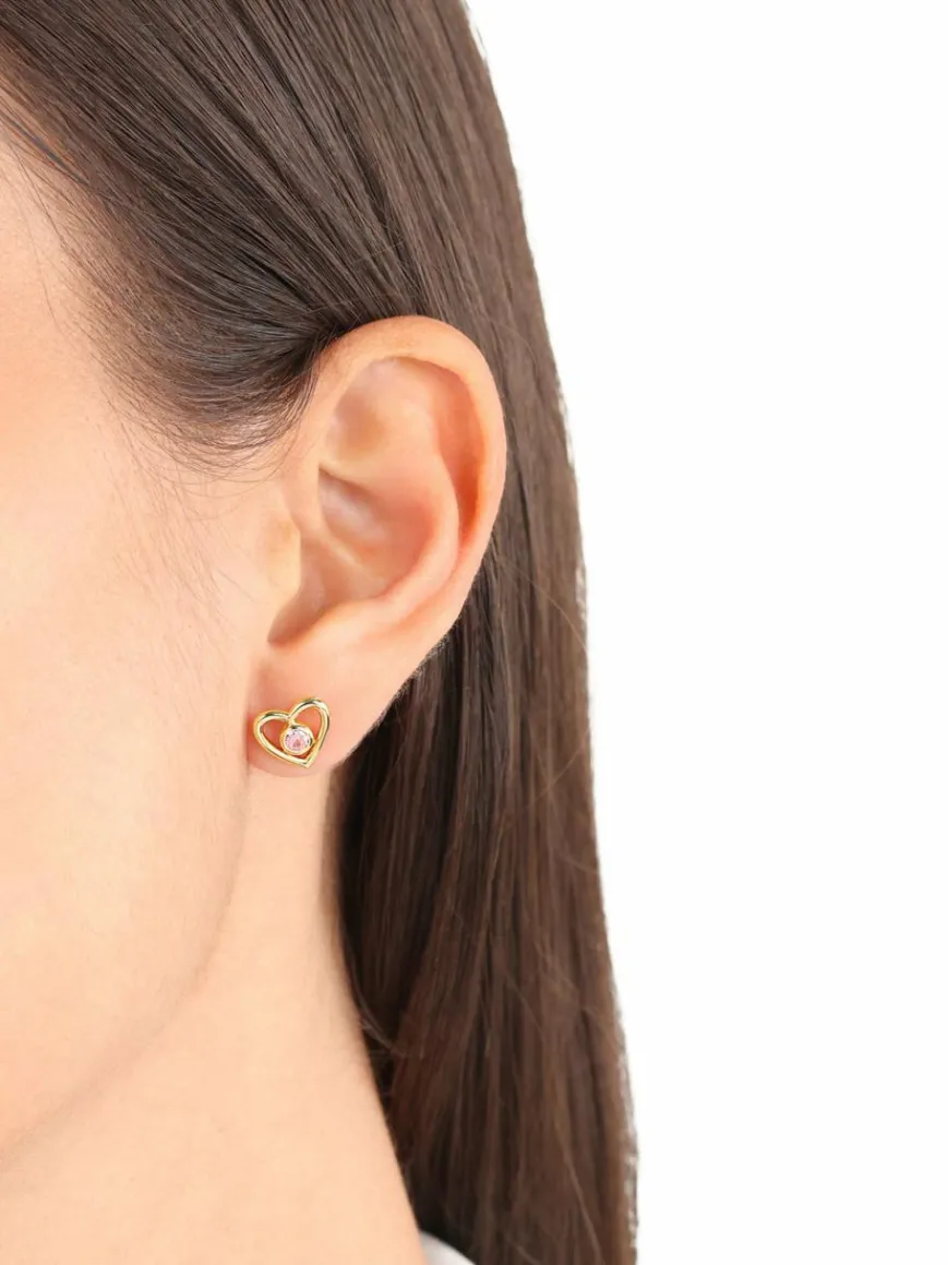 s.Oliver Schmuck*Damen Ohrstecker gold uni