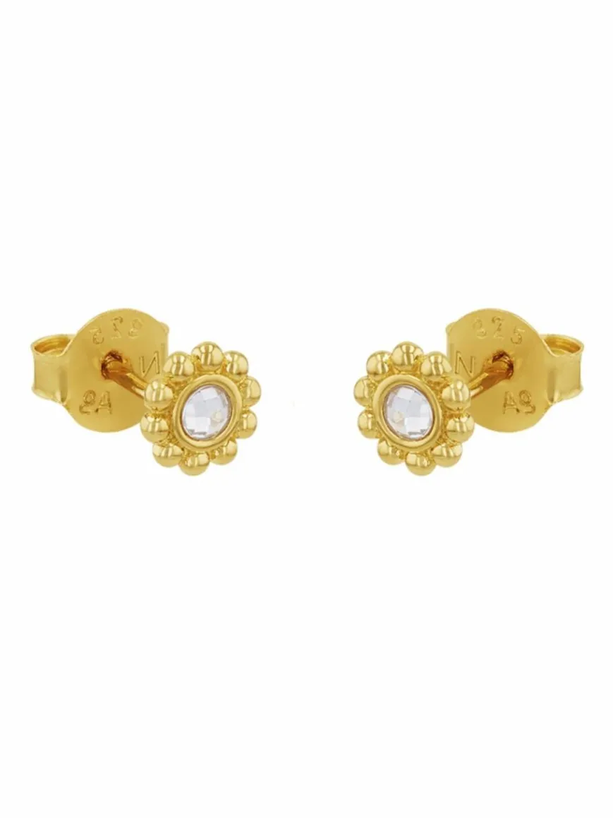 NOELANI Schmuck*Damen Ohrstecker gold uni