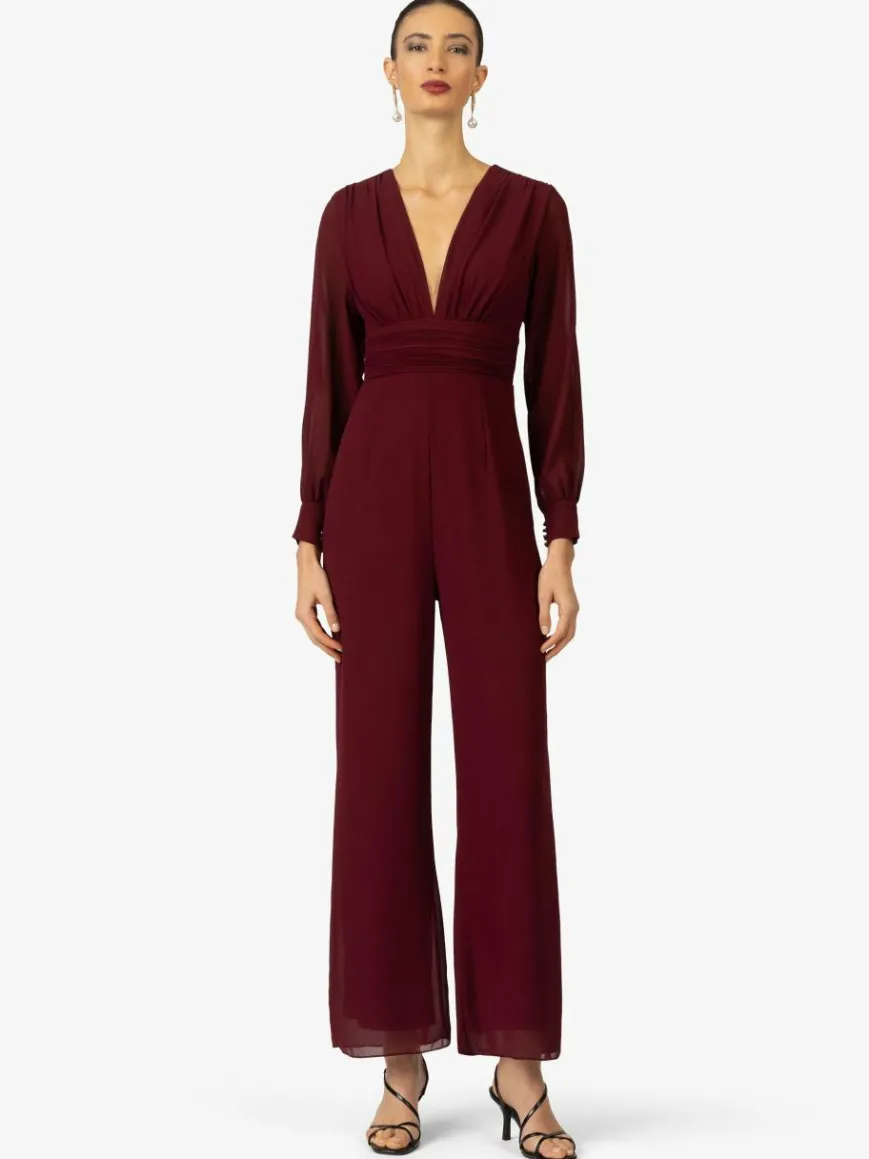 Kraimod Hosen*Damen Overall bordeaux uni
