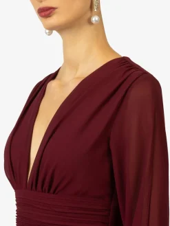 Kraimod Hosen*Damen Overall bordeaux uni