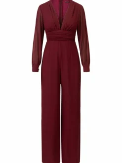 Kraimod Hosen*Damen Overall bordeaux uni