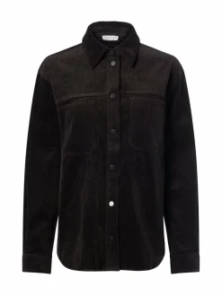 Marie Lund Collection Jacken & Westen|Blusen*Damen Overshirt schoko uni