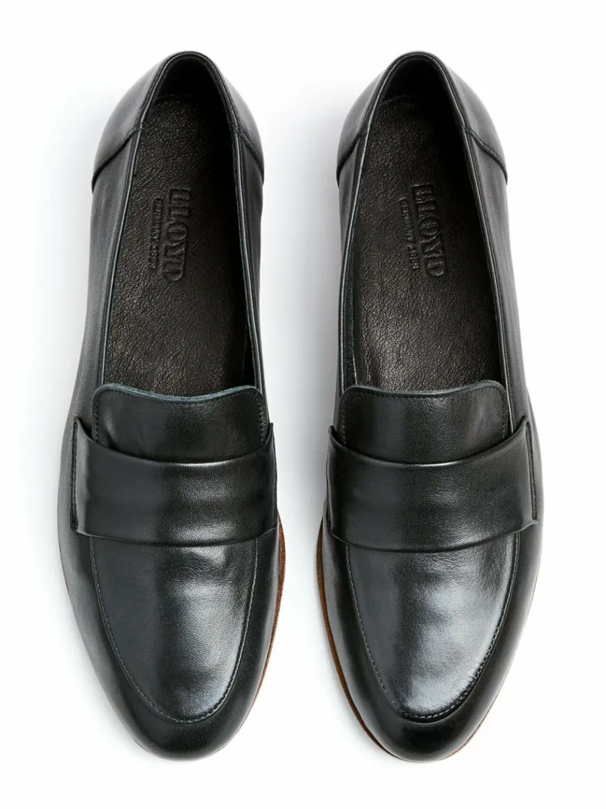 Lloyd Slipper*Damen Pantolette schwarz uni