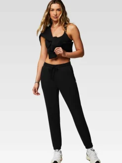Fabletics Hosen*Damen PANTS - THE YEAR ROUND TERRY JOGGER schwarz uni