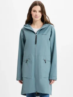 Didriksons Jacken & Westen*Damen Parka - Eliana petrol uni