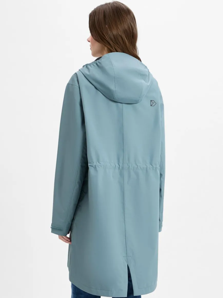 Didriksons Jacken & Westen*Damen Parka - Eliana petrol uni