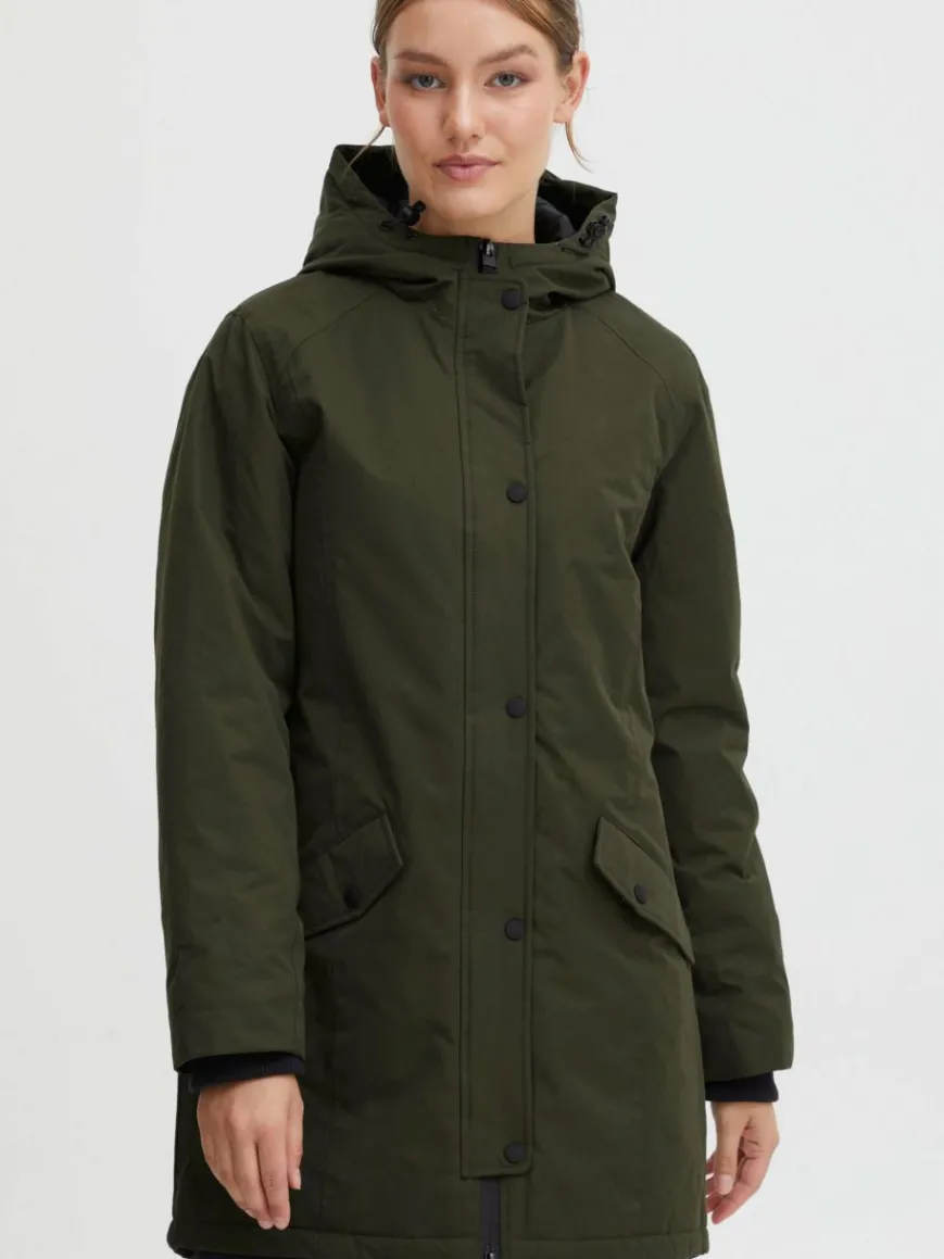 OXMO Jacken & Westen*Damen Parka - OXTamila grün uni