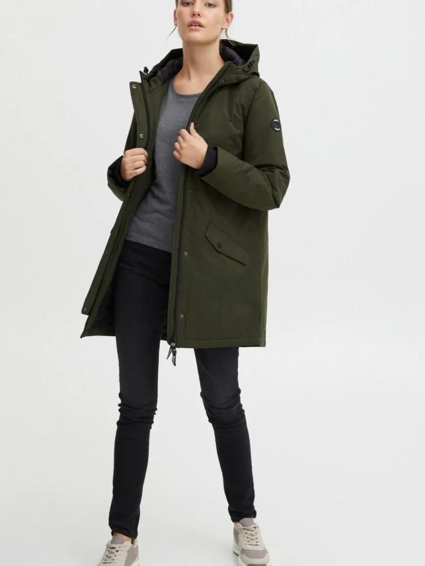 OXMO Jacken & Westen*Damen Parka - OXTamila grün uni