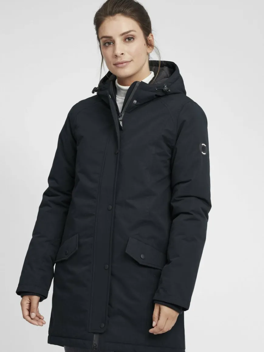 OXMO Jacken & Westen*Damen Parka - OXTamila schwarz uni