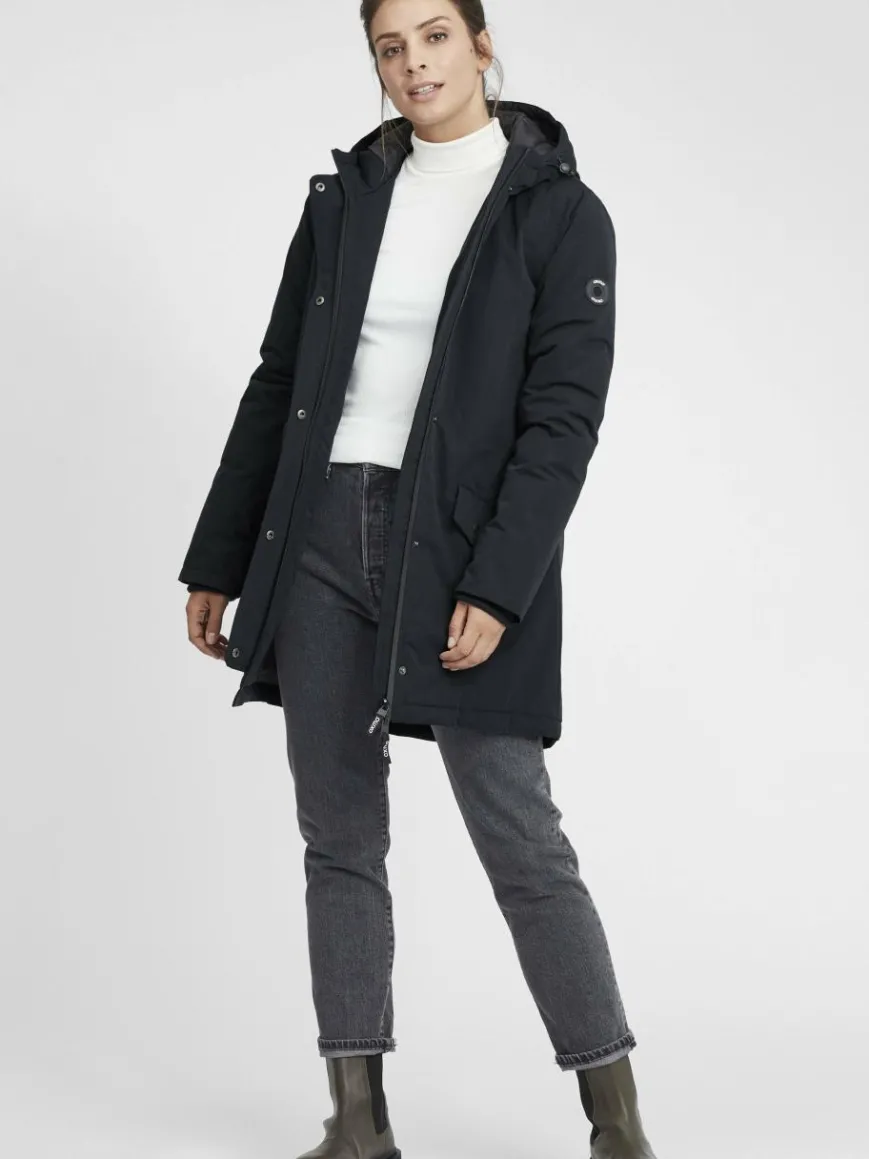 OXMO Jacken & Westen*Damen Parka - OXTamila schwarz uni