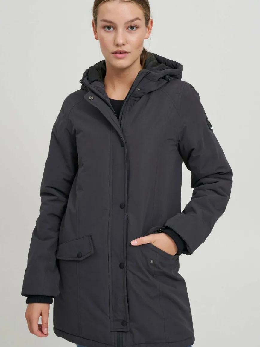 OXMO Jacken & Westen*Damen Parka - OXTamila grau uni