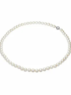 Valero Pearls Schmuck*Damen Perlen-Kette weiß uni