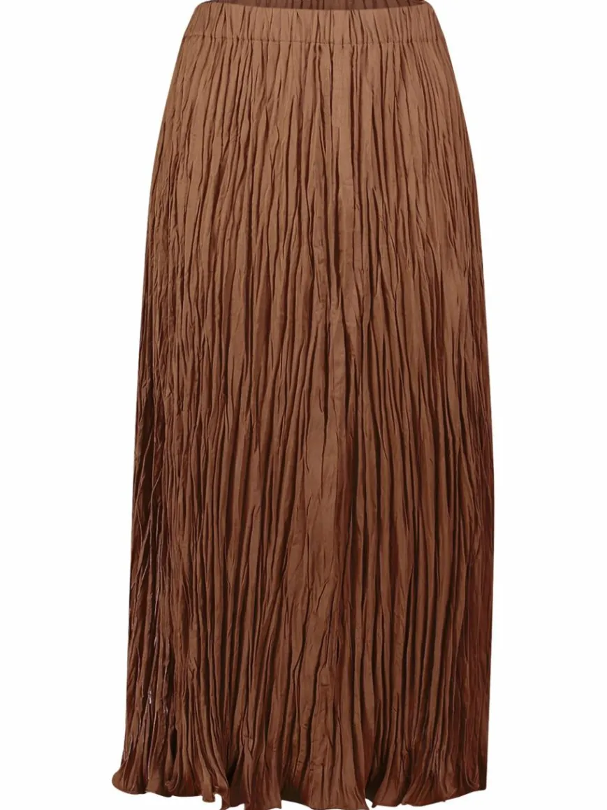 Betty Barclay Röcke*Damen Plisseerock braun nougat uni