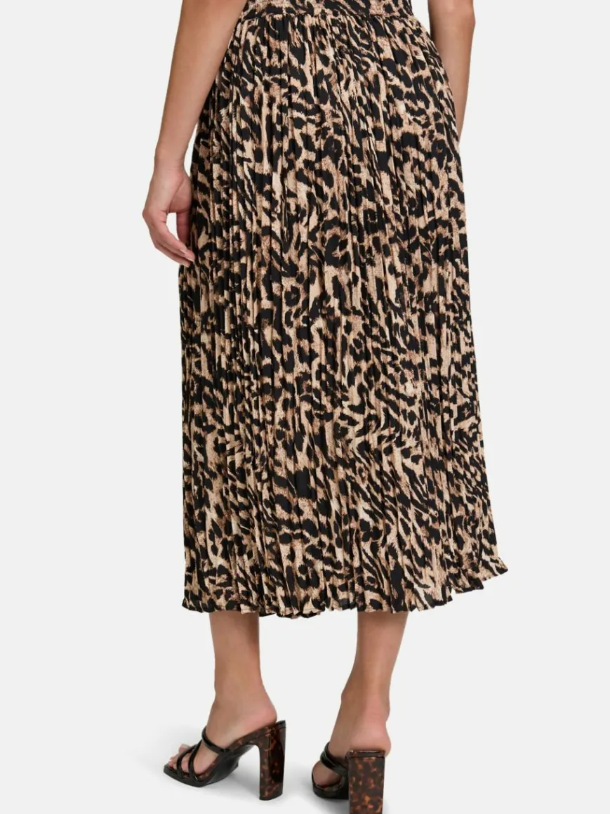 Betty Barclay Röcke*Damen Plisseerock schwarz mehrfarbig gemustert