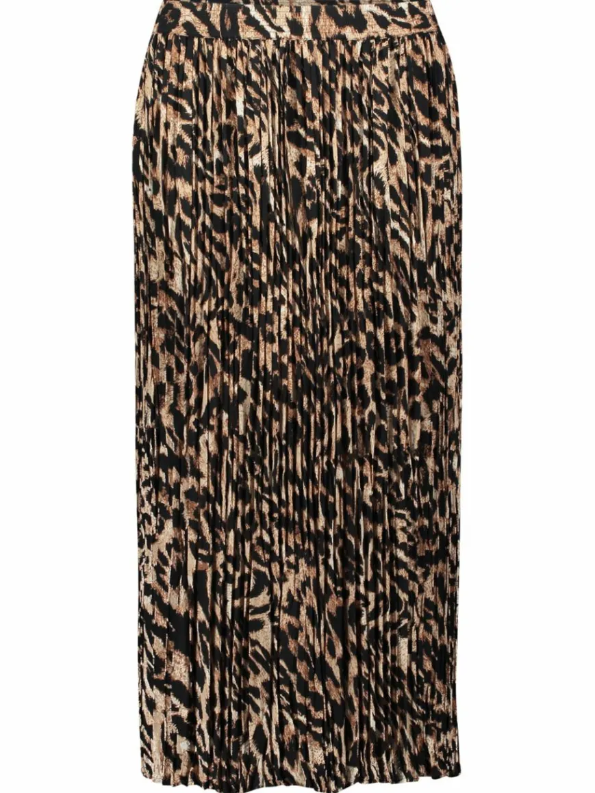 Betty Barclay Röcke*Damen Plisseerock schwarz mehrfarbig gemustert