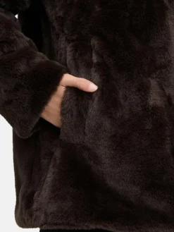 Betty Barclay Jacken & Westen*Damen Plüschjacke braun uni