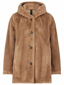 Betty Barclay Jacken & Westen*Damen Plüschjacke braun camel uni