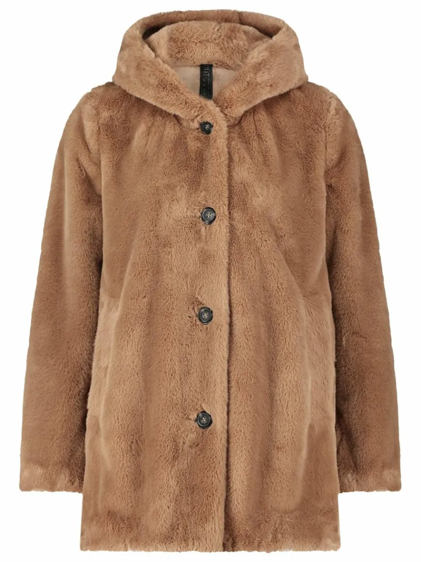 Betty Barclay Jacken & Westen*Damen Plüschjacke braun camel uni