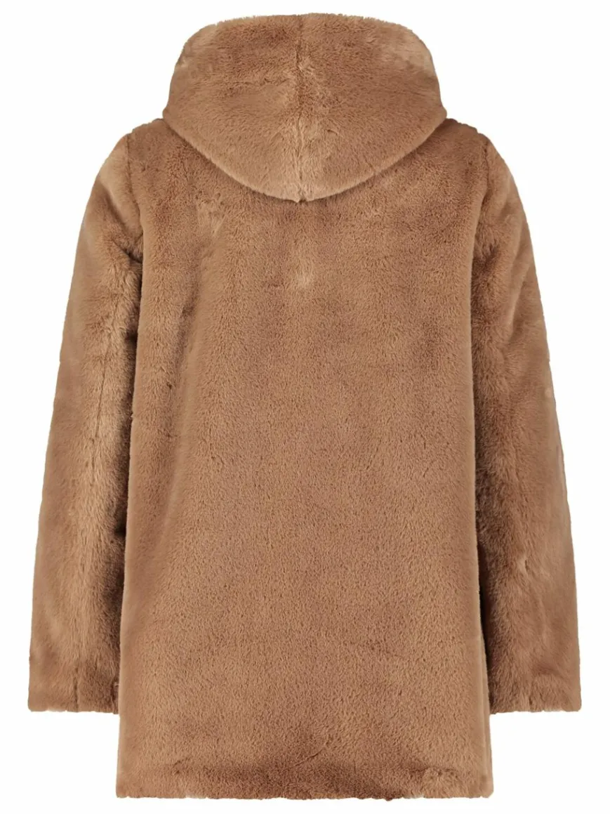 Betty Barclay Jacken & Westen*Damen Plüschjacke braun camel uni