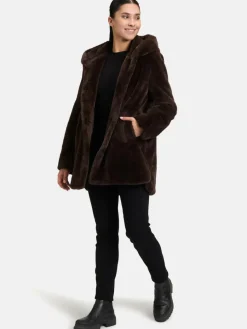 Betty Barclay Jacken & Westen*Damen Plüschjacke braun uni