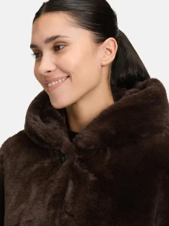 Betty Barclay Jacken & Westen*Damen Plüschjacke braun uni