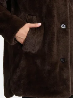 Betty Barclay Jacken & Westen*Damen Plüschjacke braun uni