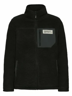 OXMO Jacken & Westen*Damen Plüschjacke - OXABBY schwarz uni