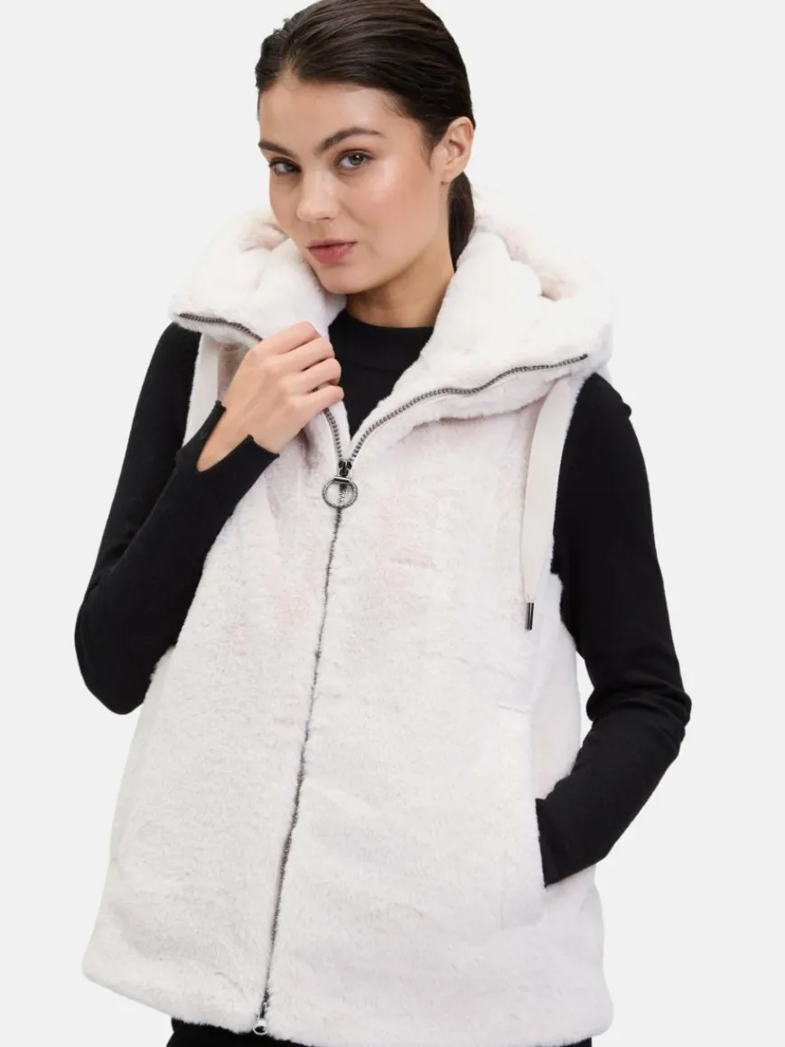 Betty Barclay Jacken & Westen*Damen Plüschweste beige uni