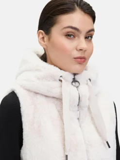 Betty Barclay Jacken & Westen*Damen Plüschweste beige uni