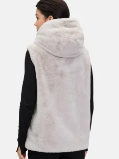 Betty Barclay Jacken & Westen*Damen Plüschweste grau uni