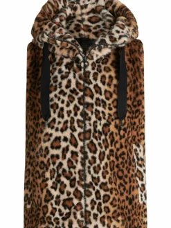 Betty Barclay Jacken & Westen*Damen Plüschweste camel braun gemustert