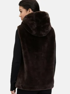 Betty Barclay Jacken & Westen*Damen Plüschweste braun uni