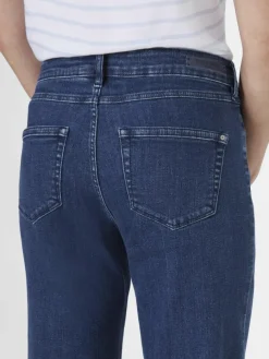 Paddock`s Jeans*Damen 5-Pocket Jeans - LARA Straight Fit dark stone uni