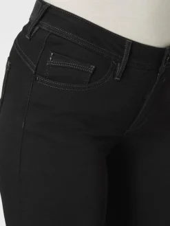 Paddock`s Jeans*Damen 5-Pocket Jeans - LIA Slim Fit schwarz uni