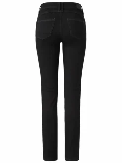 Paddock`s Jeans*Damen 5-Pocket Jeans - LIA Slim Fit schwarz uni