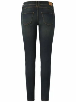 Paddock`s Jeans*Damen 5-Pocket Jeans - PAT Slim Fit dark stone uni