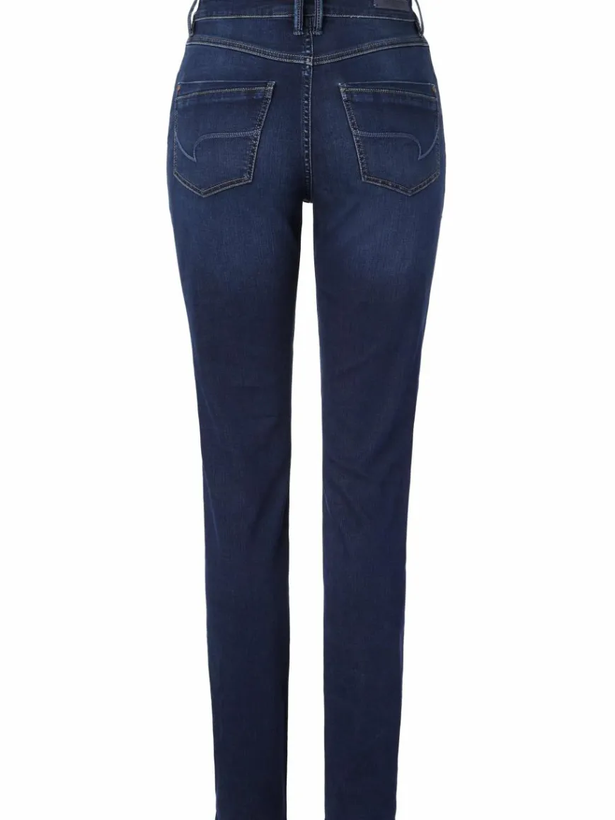 Paddock`s Jeans*Damen 5-Pocket Jeans - PAT Slim Fit dark stone uni