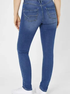 Paddock`s Jeans*Damen 5-Pocket Jeans - PAT Slim Fit medium stone uni