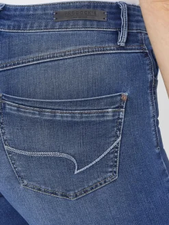 Paddock`s Jeans*Damen 5-Pocket Jeans - PAT Slim Fit medium stone uni