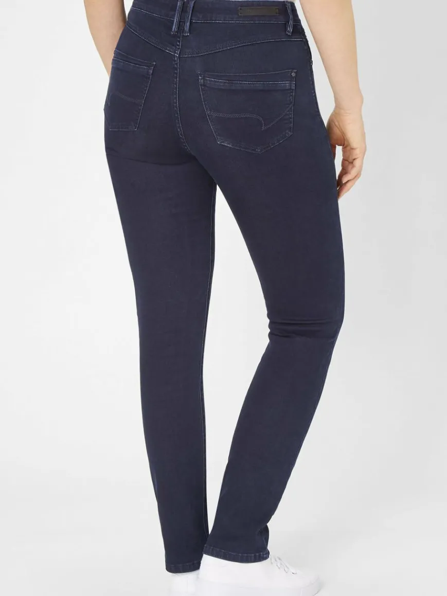 Paddock`s Jeans*Damen 5-Pocket Jeans - PAT Slim Fit blau uni
