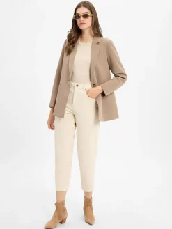 american vintage Hosen*Damen 5-Pocket-Hose - Tineborow sand uni