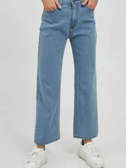 OXMO Jeans*Damen 5-Pocket-Jeans - OXAnni bleached uni