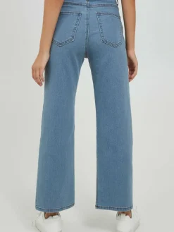 OXMO Jeans*Damen 5-Pocket-Jeans - OXAnni bleached uni