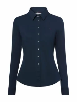 Tommy Hilfiger Shirts & Tops*Damen Polohemd marine uni