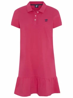 Polo Sylt Kleider*Damen Polokleid pink uni