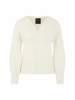 Marc Cain Pullover & Strickjacken*Damen Pullover weiß uni