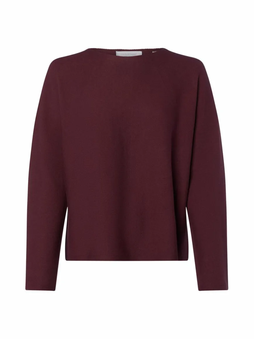 Rich & Royal Pullover & Strickjacken*Damen Pullover bordeaux uni