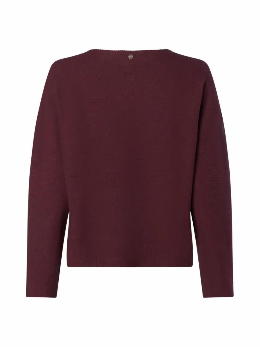Rich & Royal Pullover & Strickjacken*Damen Pullover bordeaux uni